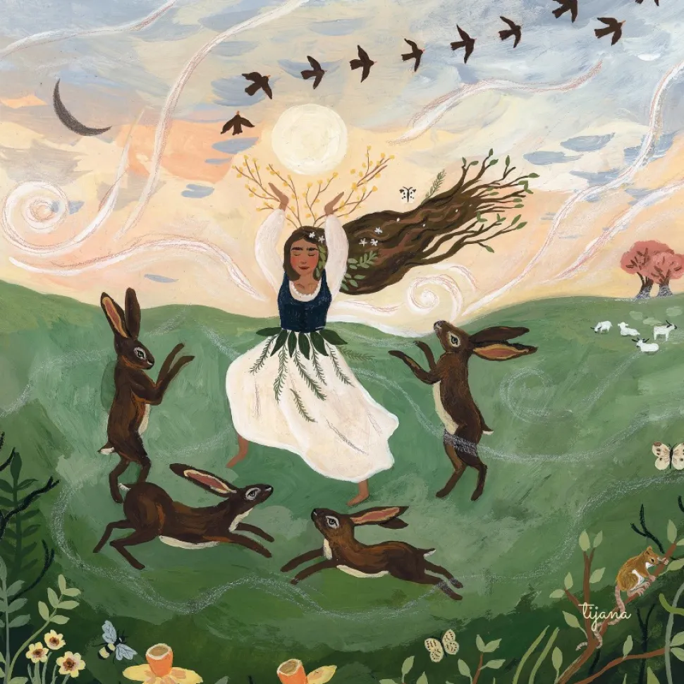 Toverlux Toverplaat - Tijana Draws, Dancing With Hares