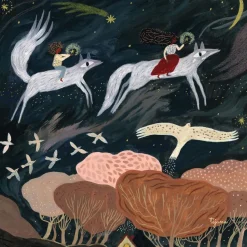 Toverlux Toverplaat - Tijana Draws, Stardust Wolves