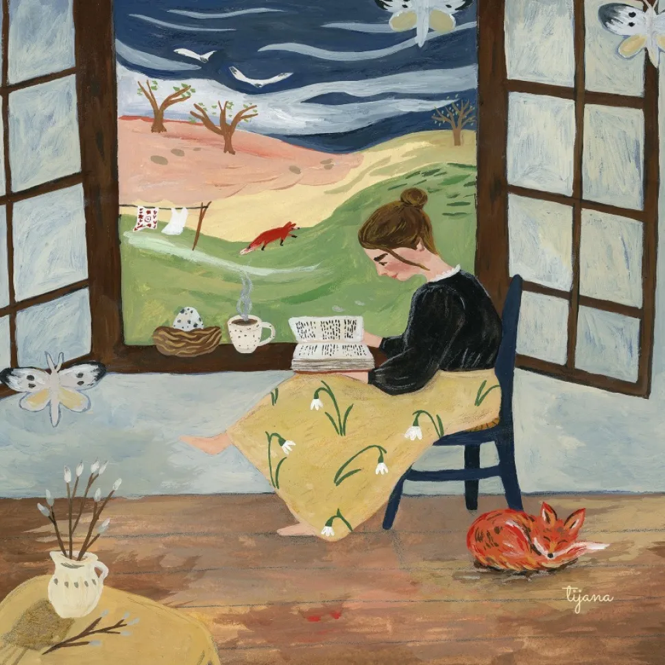 Toverlux Toverplaat - Tijana Draws, Beginning Of Spring