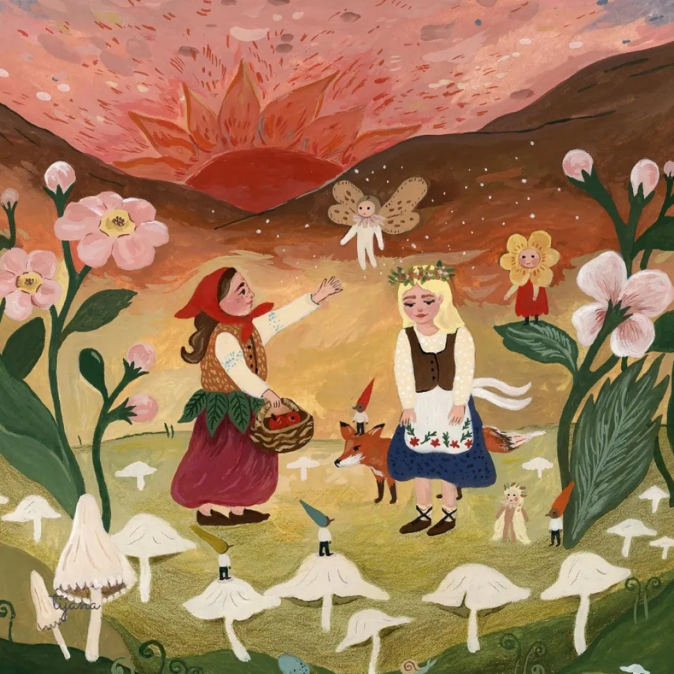 Toverlux Toverplaat - Tijana Draws, Fairy Sunset