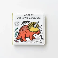 Wee Gallery Badboekje, Color Me Dinosaurs