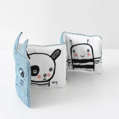 Wee Gallery Soft Book, Friendly Faces Garden