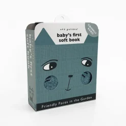 Wee Gallery Soft Book, Friendly Faces Garden