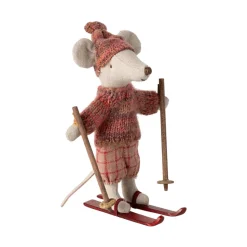 Winter Muis, Grote Zus Met Skiset 2.0