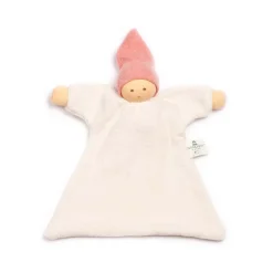 Zonnekindpop | Badstof Geboorteknuffel Roze